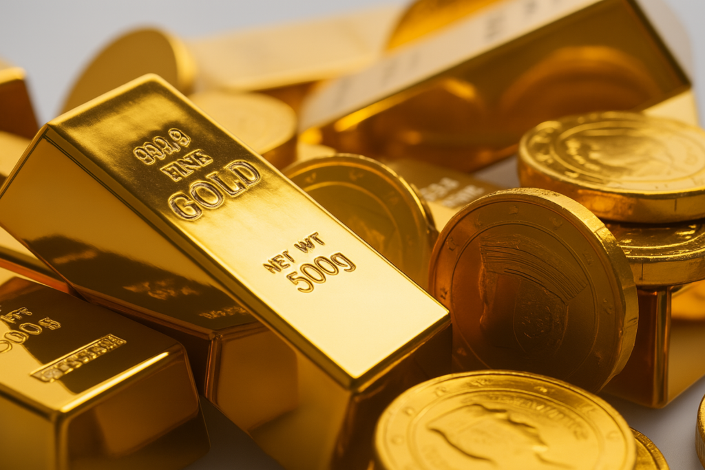 Canadian bullion dealers gold closeup